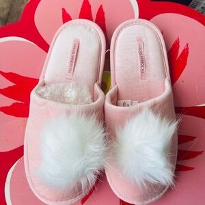 Victoria’s Secret pink slippers